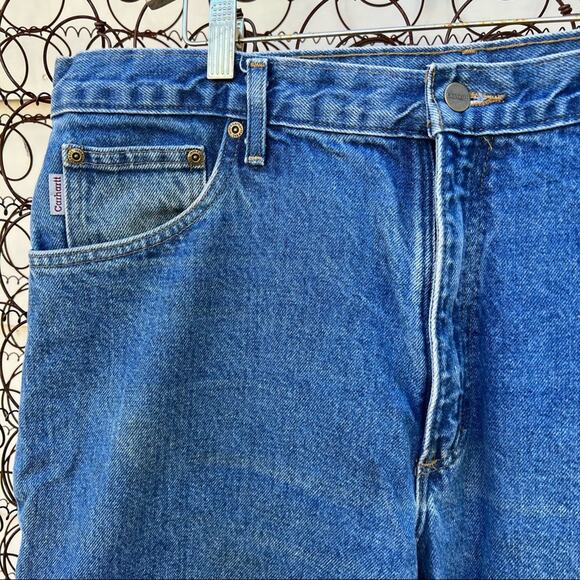 Carhartt Loose Fit Denim Jeans 38x34 B167 DST - Picture 5 of 5